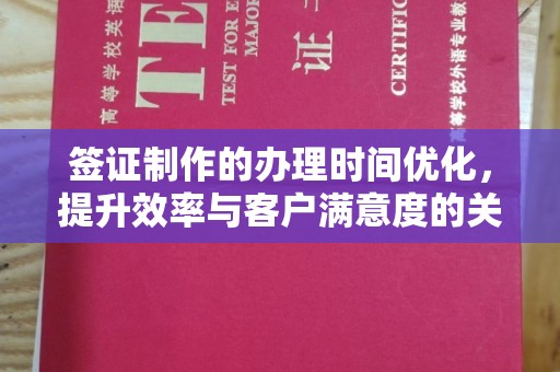 白沙签证制作的办理时间优化，提升效率与客户满意度的关键