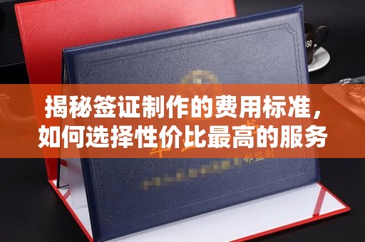 白沙揭秘签证制作的费用标准，如何选择性价比最高的服务？