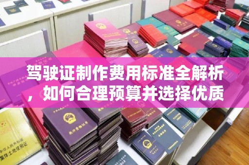 白沙驾驶证制作费用标准全解析，如何合理预算并选择优质服务？