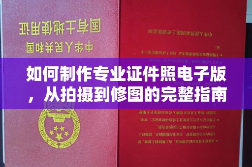 白沙如何制作专业证件照电子版，从拍摄到修图的完整指南