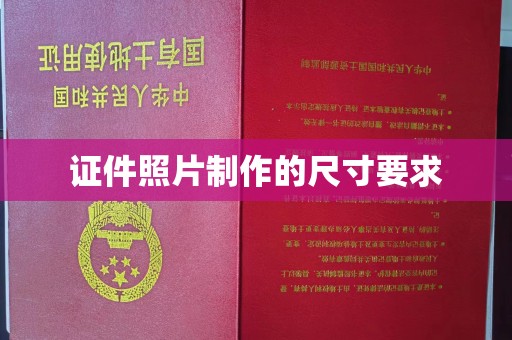 白沙证件照片制作的尺寸要求